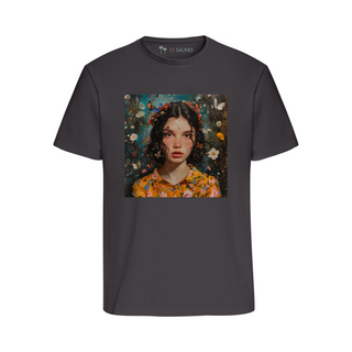 Charming Young Woman - Peacock | Regular T-Shirt