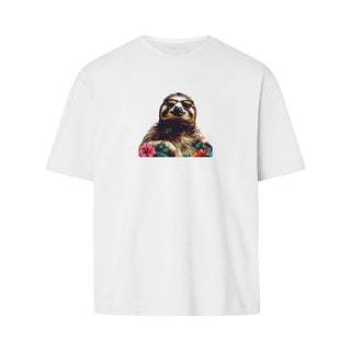 Hawaiian Sloth - Harbor | Oversize T-Shirt