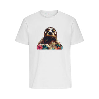 Hawaiian Sloth - Harbor  | Regular T-Shirt