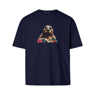 Hawaiian Sloth - Harbor | Oversize T-Shirt