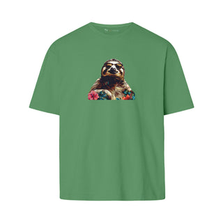 Hawaiian Sloth - Harbor | Oversize T-Shirt