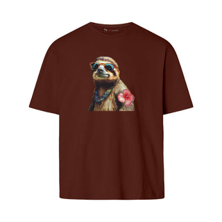 Hawaiian Sloth - Kona | Oversize T-Shirt