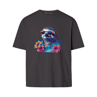 Hawaiian Sloth - Napali | Oversize T-Shirt