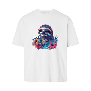 Hawaiian Sloth - Napali | Oversize T-Shirt