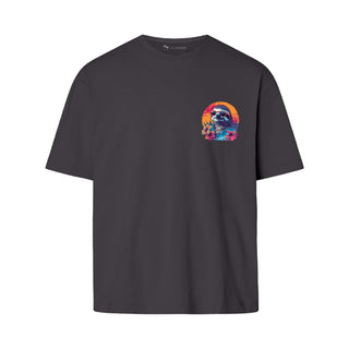 Hawaiian Sloth - Volcano | Oversize T-Shirt