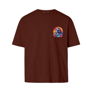 Hawaiian Sloth - Volcano | Oversize T-Shirt