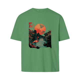 Japanese Art - Flamingo | Oversize T-Shirt