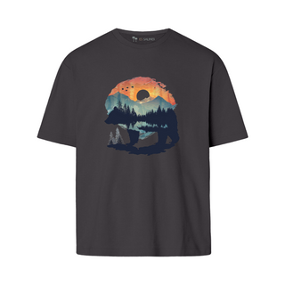 Majestic Bear - Birds | Oversize T-Shirt