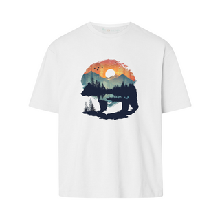 Majestic Bear - Birds | Oversize T-Shirt