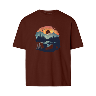 Majestic Bear - Birds | Oversize T-Shirt