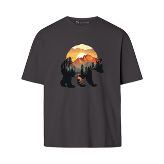 Majestic Bear - Mountain | Oversize T-Shirt