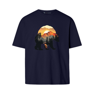 Majestic Bear - Mountain | Oversize T-Shirt