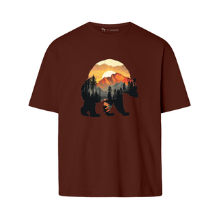 Majestic Bear - Mountain | Oversize T-Shirt